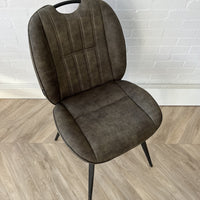 Stoel Shelton - 4 kleuren;  cognac, groen, antraciet en sand