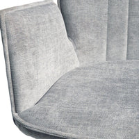 Eetstoel Louise - draaibaar, 2 kleuren beige/grey