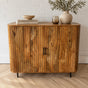 Dressoir Ribbel | Mangohout | 110 cm