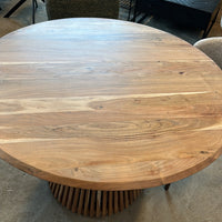 Ronde Eettafel acaciahout 120 en 140 cm