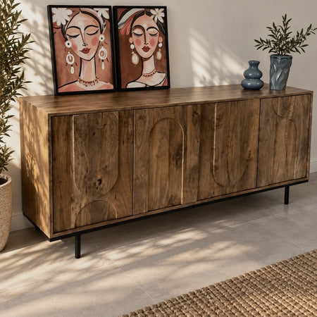 Dressoir massief mangohout | 180 cm Rosas 