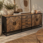 Dressoir visgraat 210 mangohout Remi