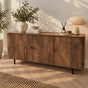 Dressoir Avila mangohout ribbel - 150 en 180 cm