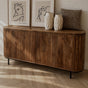Dressoir Pedrera 210 cm retro mangohout ribbel