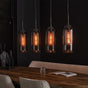 Hanglamp Smoke Mesh 4L / Artic zwart