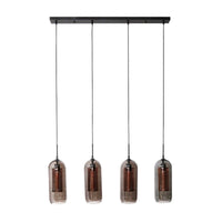 Hanglamp Smoke Mesh 4L / Artic zwart