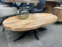 Salontafel deens ovaal mangohout zand