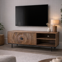 TV meubel Altea 160 carved mangohout 