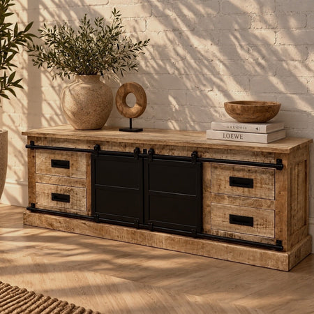 TV meubel Bilbao/ Lotte 150 cm mangohout
