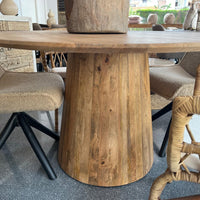 Ronde eettafel Cadiz 130 cm - houten poot