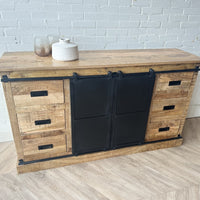 Dressoir Bilbao/ Lotte mangohout 160 cm  - Leverbaar medio december 