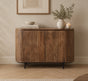 Dressoir Pedrera 115 cm Mangohout ribbel  retro