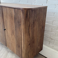 Dressoir Avila mangohout ribbel - 150 en 180 cm