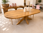 Eettafel Deens ovaal Vigo | Houten Poot | Mangohout | 160 t/m 220 cm