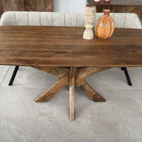 Deens Ovale Eettafel Murcia – Houten poot – 160 t/m 240 cm