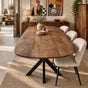 Eettafel Rosas deens ovaal 160 of 180 cm