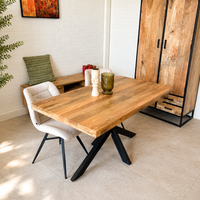 SALE | Eettafel recht | mangohout - 140 cm