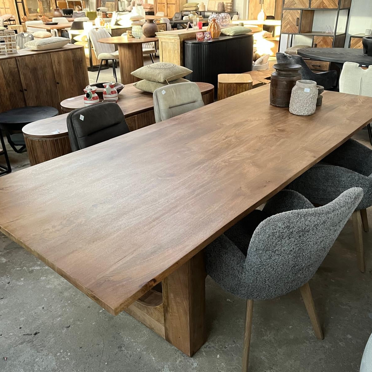 Eettafel Malaga 260 cm mangohout 