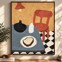 Schilderij | Stoel | 90 x 70 cm   