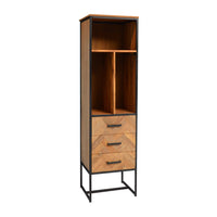 Open kast Accent Small teakhout