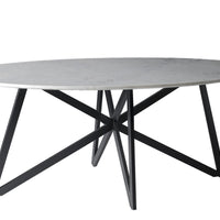 DT- Marble Oval Web White 200cm