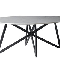 DT- Marble Oval Web White 200cm