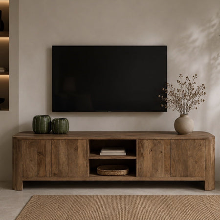 TV meubel Gerona | Mangohout | 2 afmetingen 