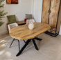 Eettafel deens ovaal mangohout 160 t/m 200 cm