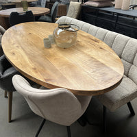 Eettafel Denia ovaal 160 t/m 210 cm mangohout 