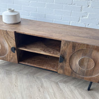 TV meubel Altea 150 carved mangohout  