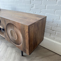 TV meubel Altea 150 carved mangohout  