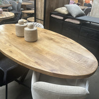 Eettafel Denia ovaal 210 cm mangohout 