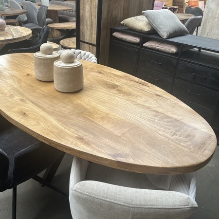 Eettafel Denia ovaal 210 cm mangohout 