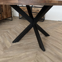 Ronde eettafel mangohout moreno 