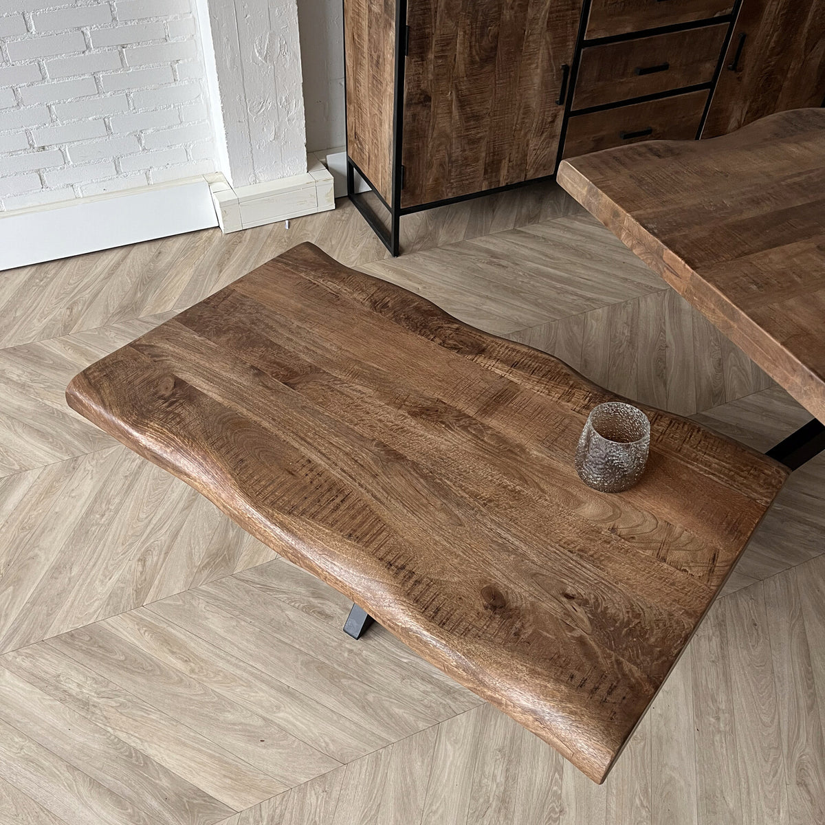 Boomstam salontafel mangohout