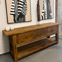 Sidetable / wandtafel Java teak