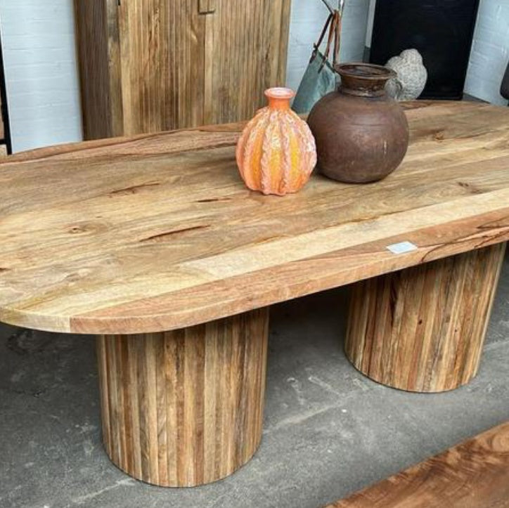 Eettafel Cadiz 220 cm mangohout 