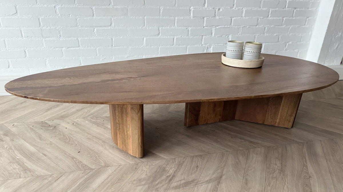Salontafel Oslo ovaal | druppelvorm 