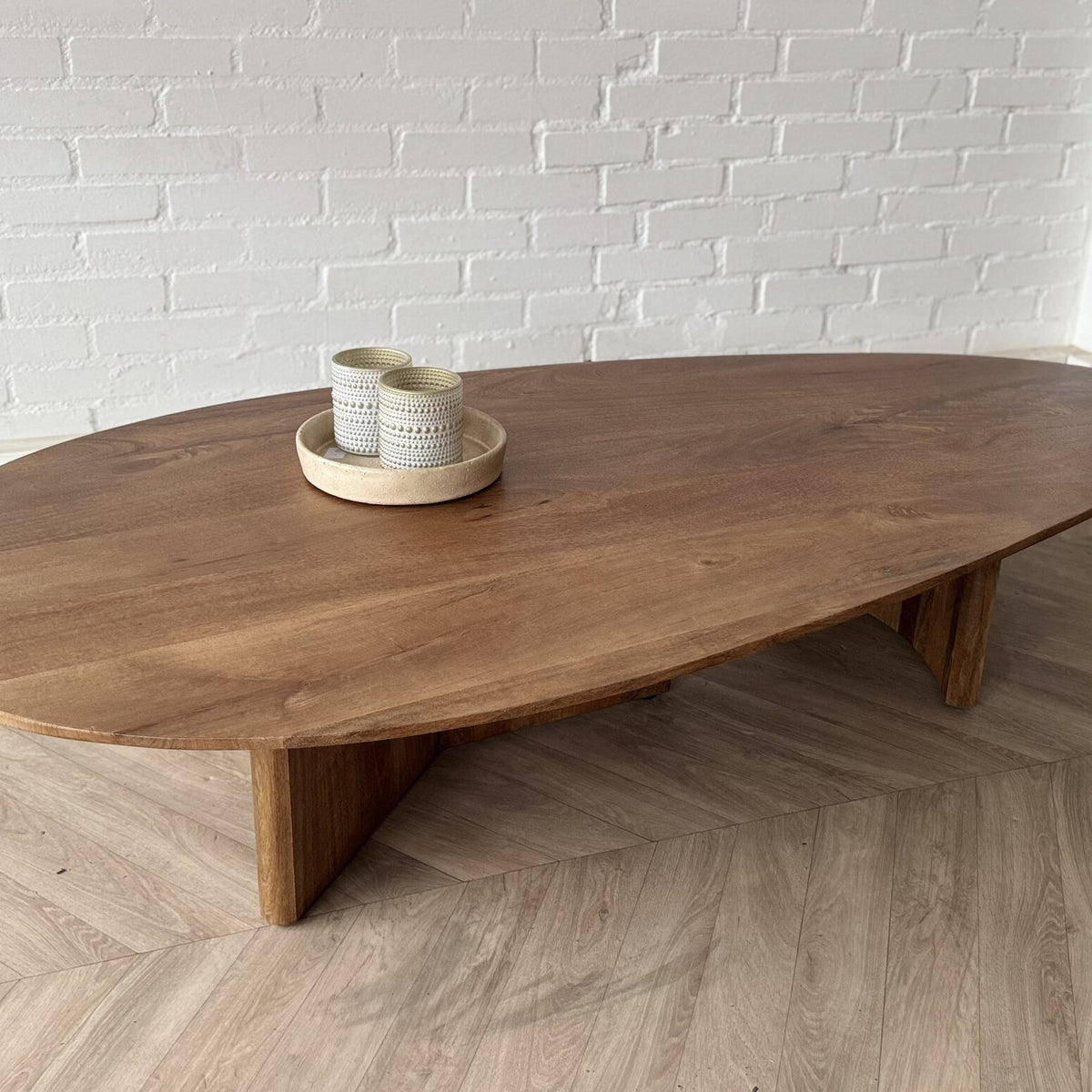 Salontafel Oslo ovaal | druppelvorm 