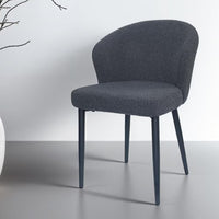 Stoel Laura antraciet boucle