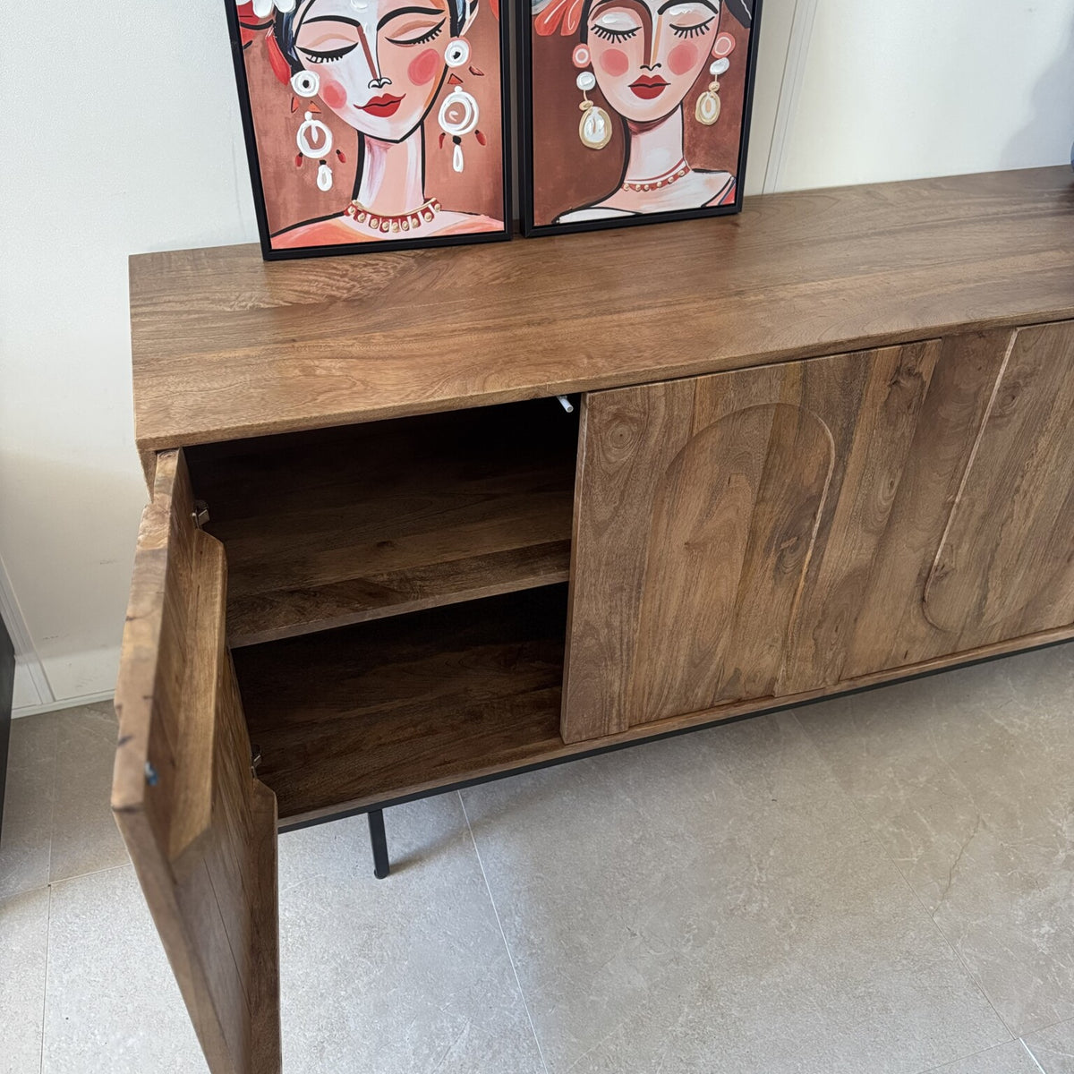 Dressoir massief mangohout | 180 cm Rosas 