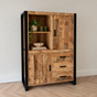 Kast New York - open vak mangohout