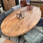 Ovale eettafel moreno 160 t/m 240 cm mangohout