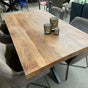 Eettafel Recht model 140 t/m 180 cm mangohout
