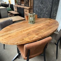 Ovale eettafel moreno 160 t/m 240 cm mangohout 