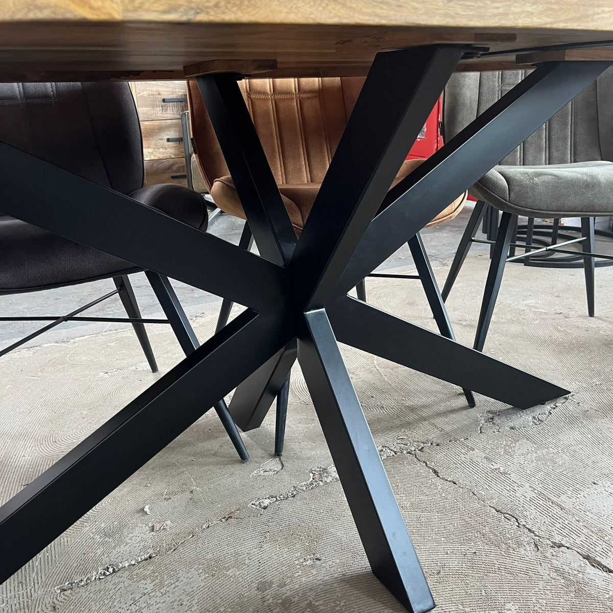Eettafel Denia ovaal 160 t/m 210 cm mangohout 