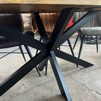 Eettafel Denia ovaal 160 t/m 210 cm mangohout 
