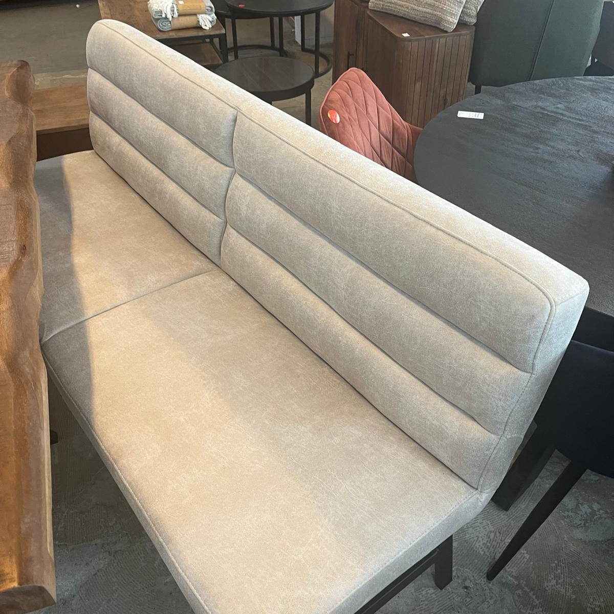 Eetkamerbank microvezelstof 200 cm - 3 kleuren