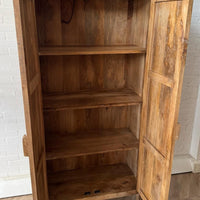 Dichte kast massief mangohout ribbel 