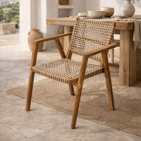 Eetstoel / tuinstoel teakhout Ibiza 